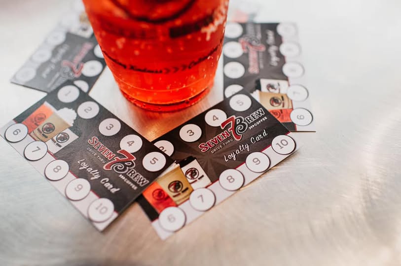 7 Brew Loyalty Cards